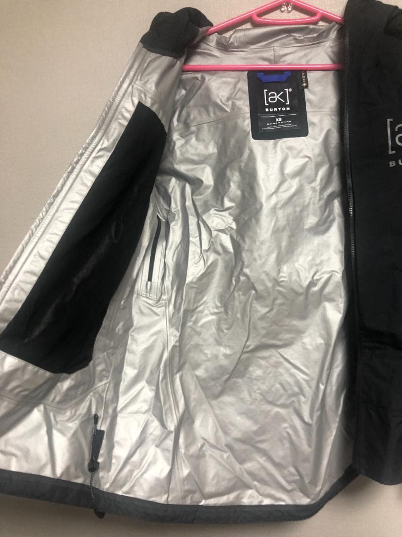 未使用 AK サージェンス ゴアテックス シェル ジャケット 黒 XS バートン