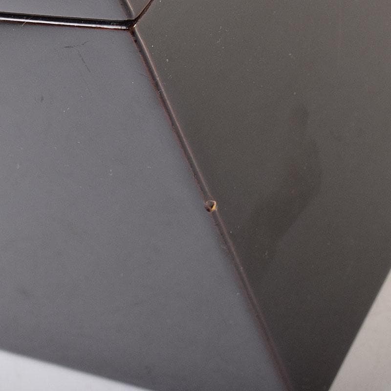 茶道具　黒塗茶箱　茶碗　朱塗　棗　香合など　十一点　一式　仕覆付　M　R8831