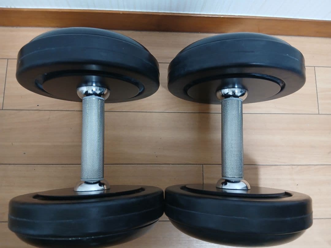 ①IVANKO(イヴァンコ) SDKR ダンベル(ラバー) 14kg x 1個