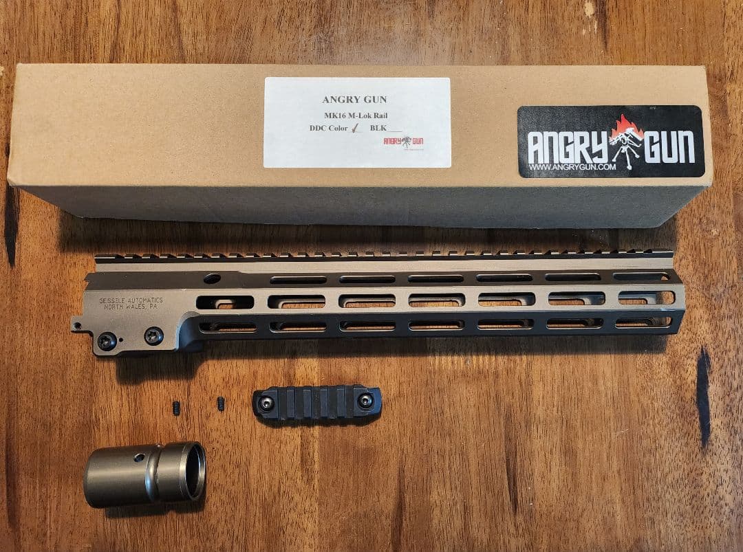 ANGRY GUN製 ハンドガード GEISSELE Mk16 DDC