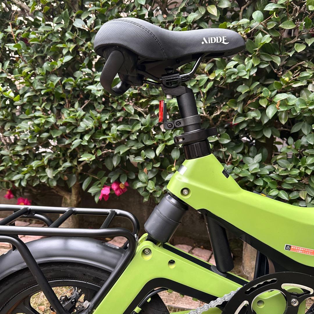 AIDDE A2電動アシスト自転車　16インチ　折りたたみ自転車　ライムグリーン