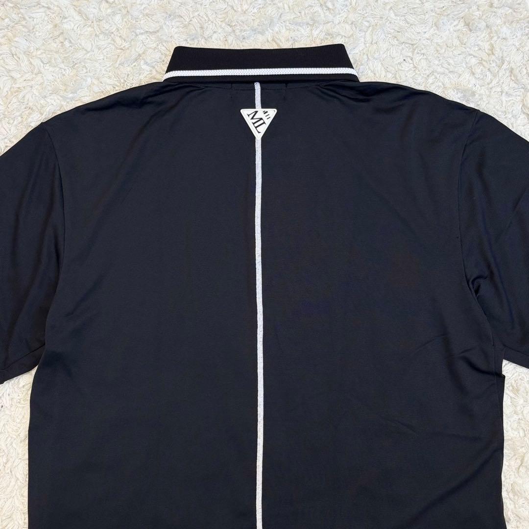 ＊極美品✨ポロシャツ 50(XL) コード 三角ロゴ マークアンドロナ メッシュ