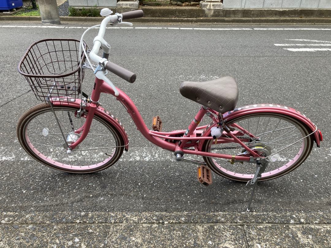 自転車 ヘルメット・補助輪付き（女の子用） ⚠️直接取引（埼玉・川口）or 着払