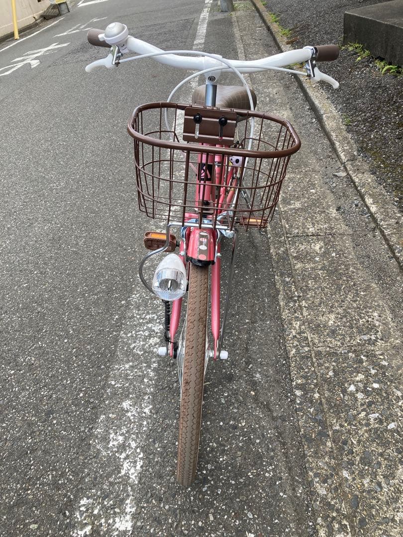 自転車 ヘルメット・補助輪付き（女の子用） ⚠️直接取引（埼玉・川口）or 着払