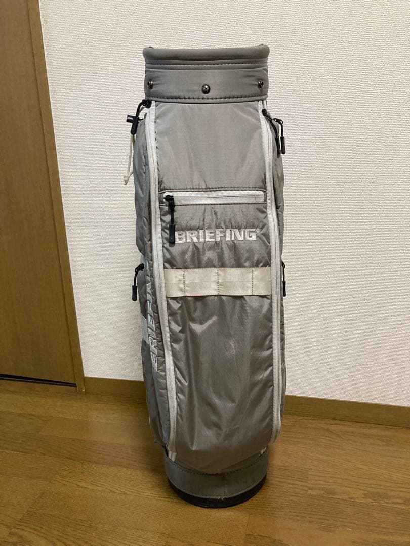 BRIEFING ブリーフィング キャディバッグ CR-6 グレー シルバー