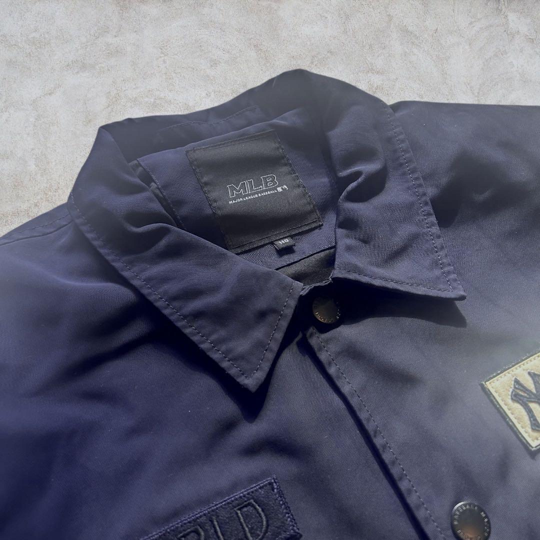 MLB ヤンキース コーチジャケット ネイビー L〜XL 韓国限定