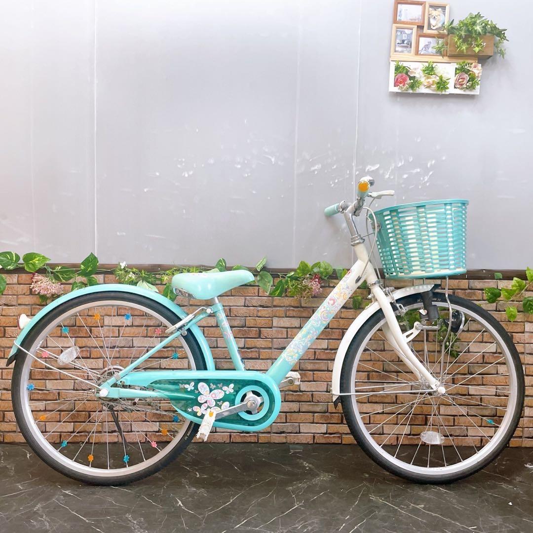 【66】子供用自転車 子供車 ブリヂストン ECOPAL グリーン 22インチ