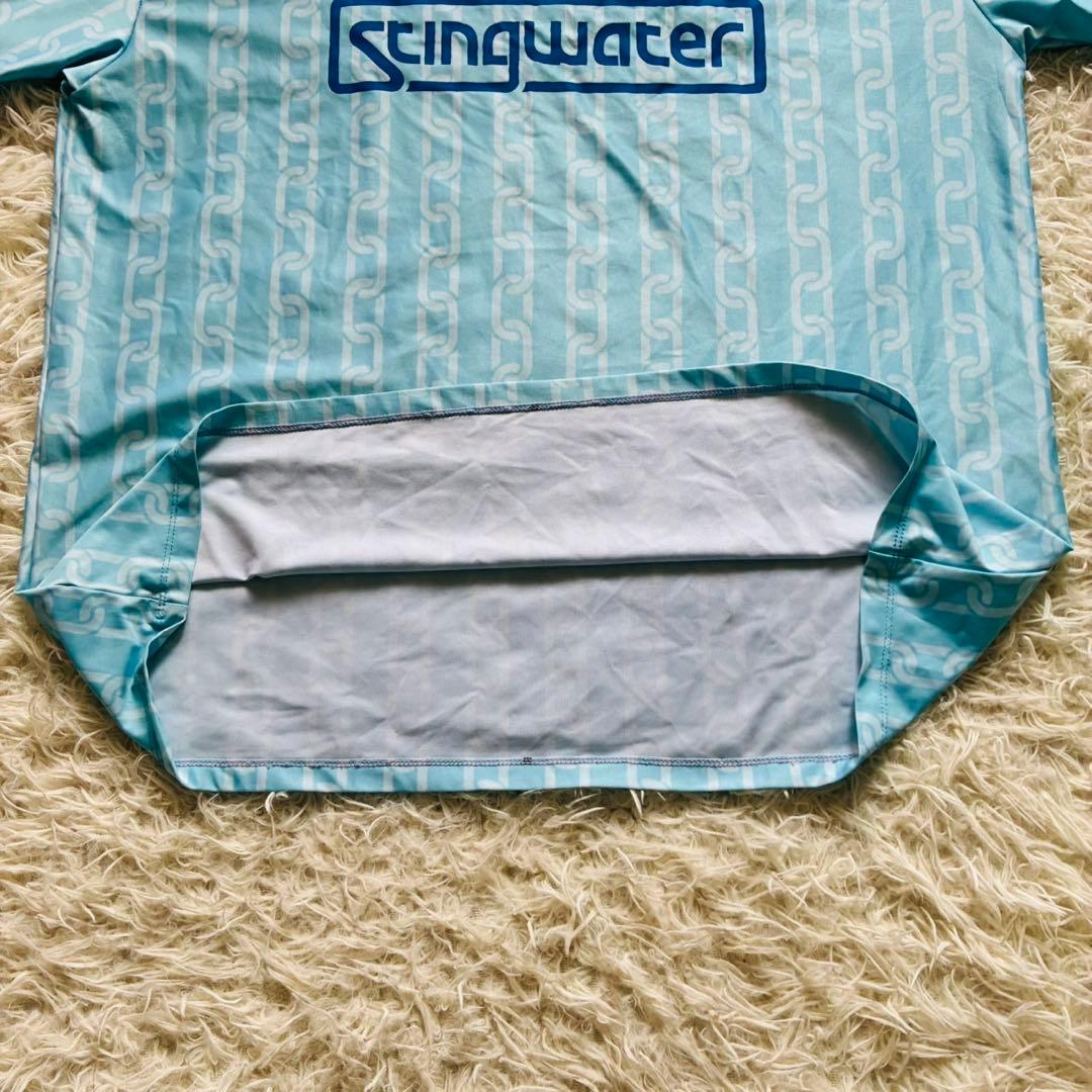 希少 Stingwater サッカーシャツ 総柄 プリント M（B54）