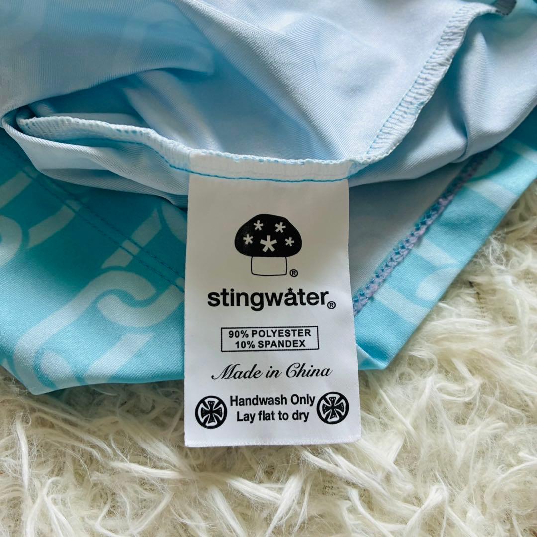 希少 Stingwater サッカーシャツ 総柄 プリント M（B54）