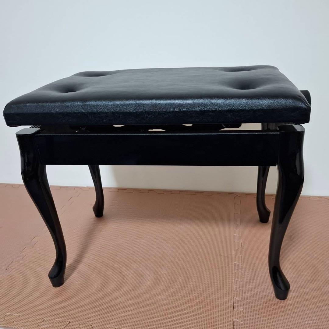 猫脚ピアノ椅子 高低自在椅子　【送料込/匿名発送】