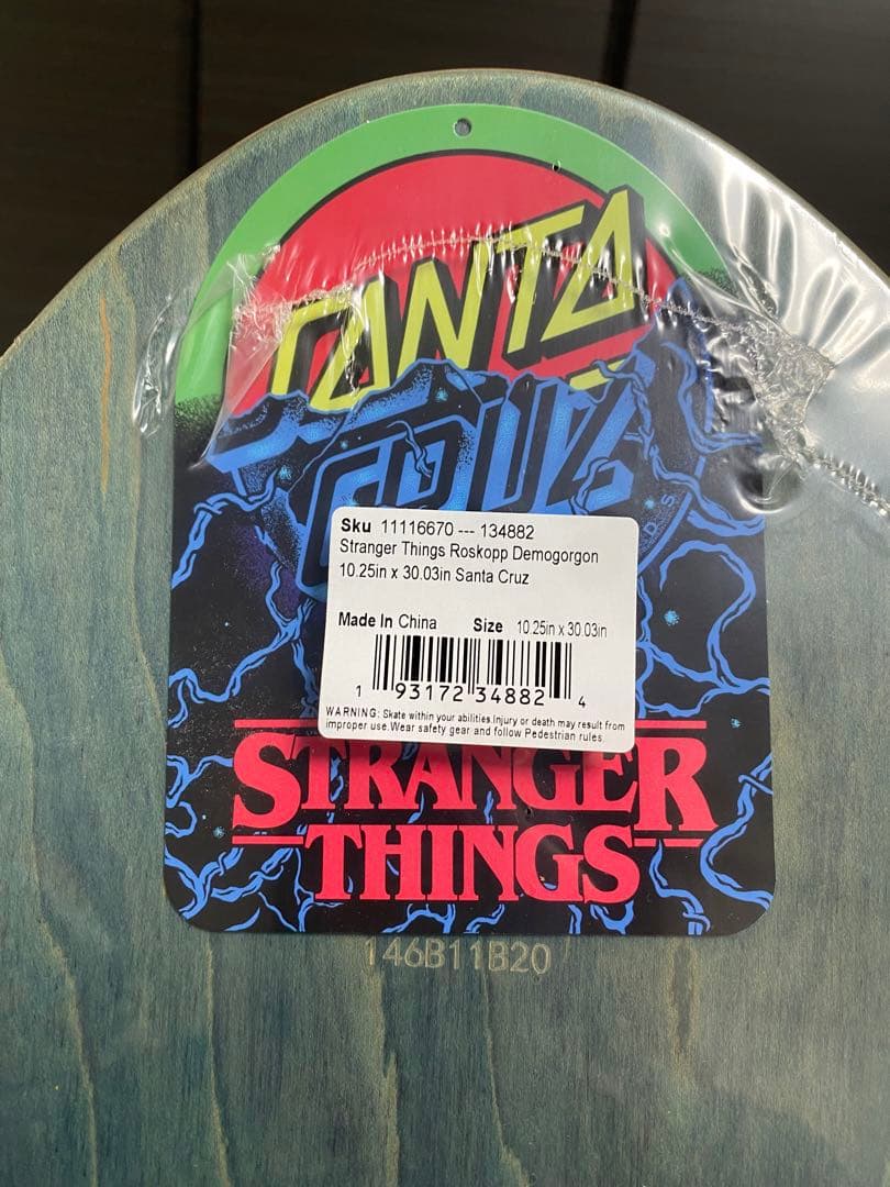 サンタクルーズ　ストレンジャーシングス　roskopp デッキ