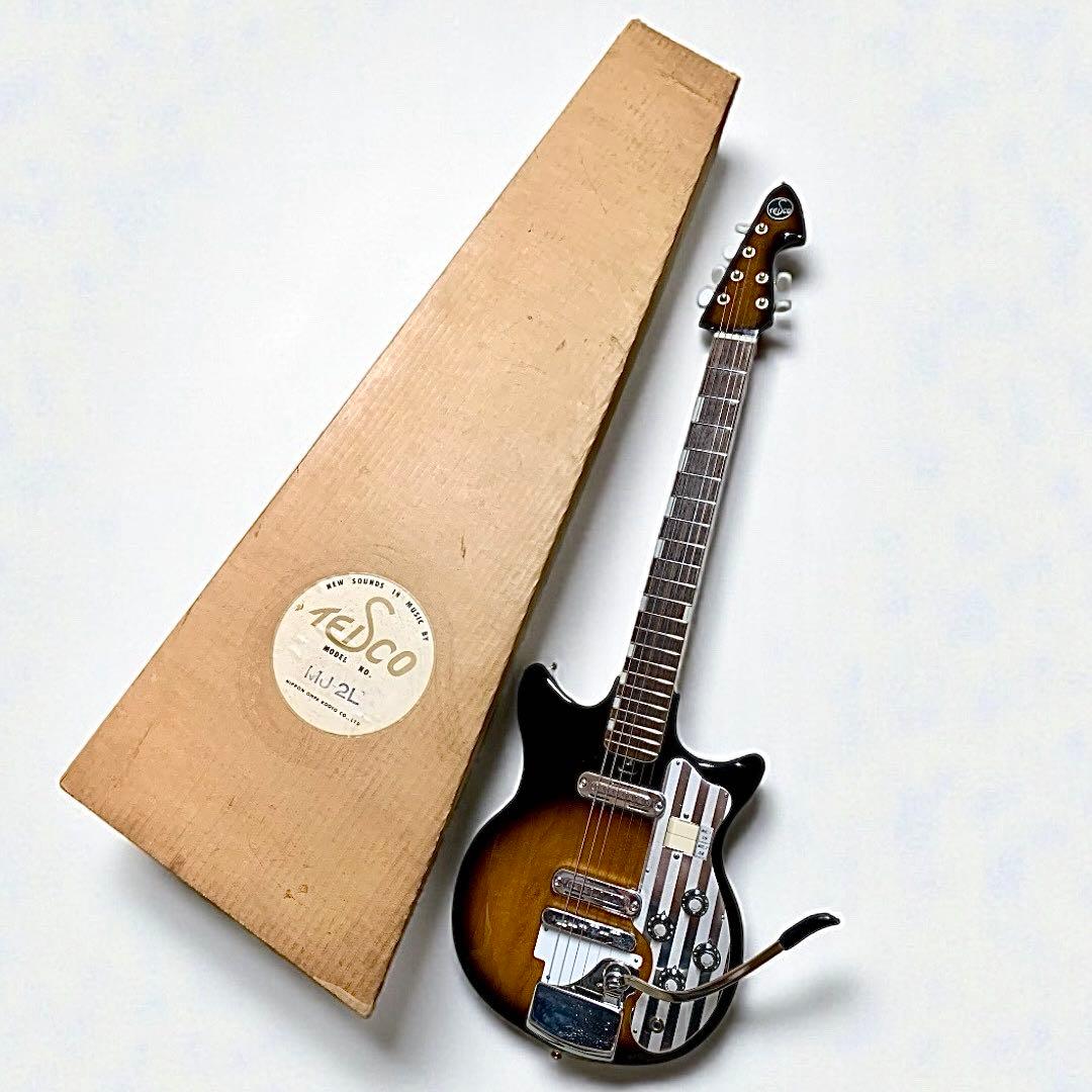 ケ*ー様 レア！箱付き！Teisco MJ-2L 60s国産ビザール フレット交