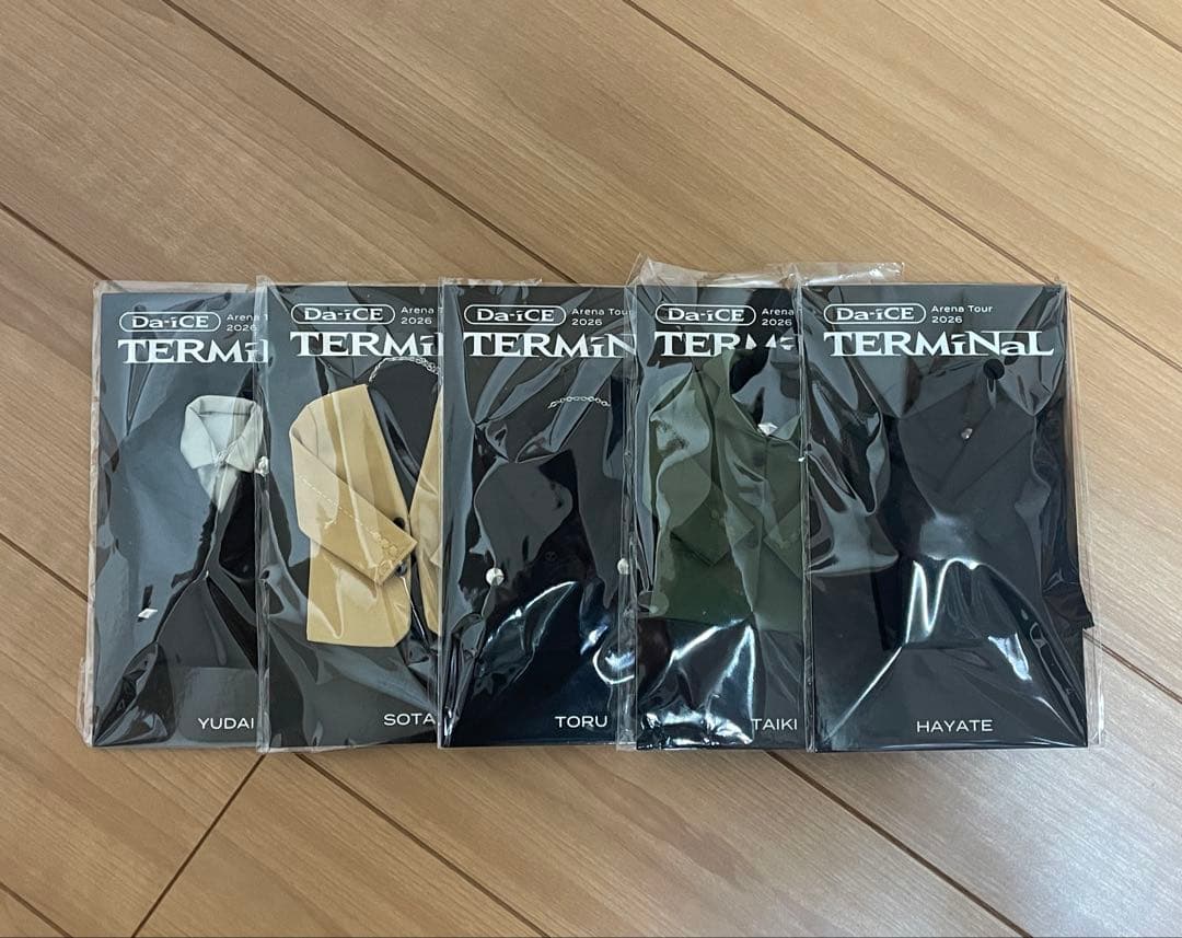 Da-iCE 衣装キーホルダー 5人セット
