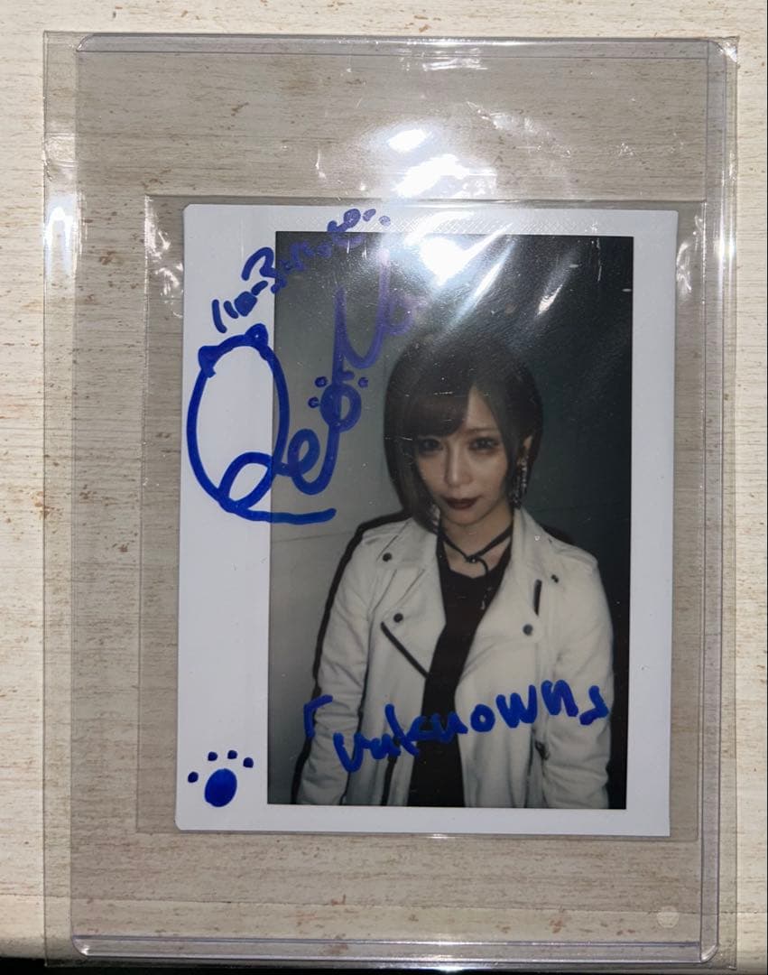 【最終値下げ】ReoNa 直筆サイン入りポラロイド写真 チェキ