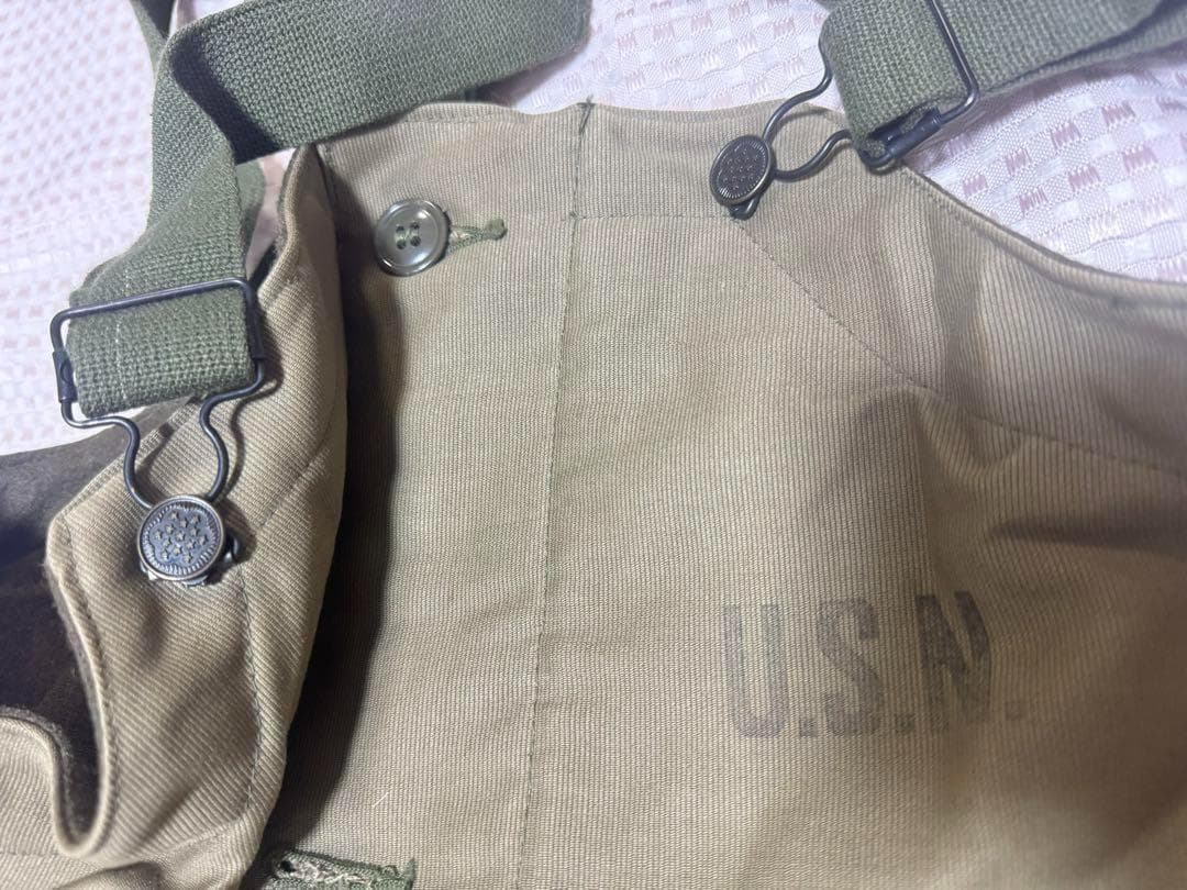 米軍 実物 N-1 デッキオーバーオール