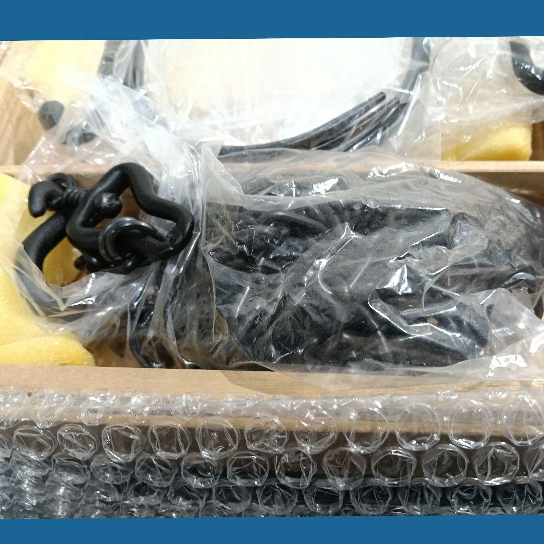 AN88 木村清五郎 鎖道具 新品未使用 共箱外箱 釜鐶 鎖 弦 三点揃