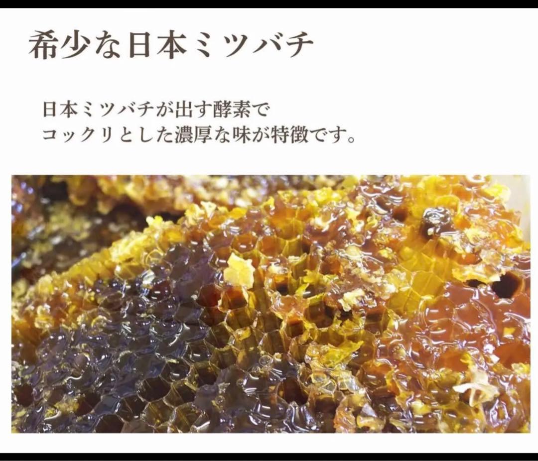 日本ミツバチ純粋垂れ蜜　無添加　非加熱　440g 3個