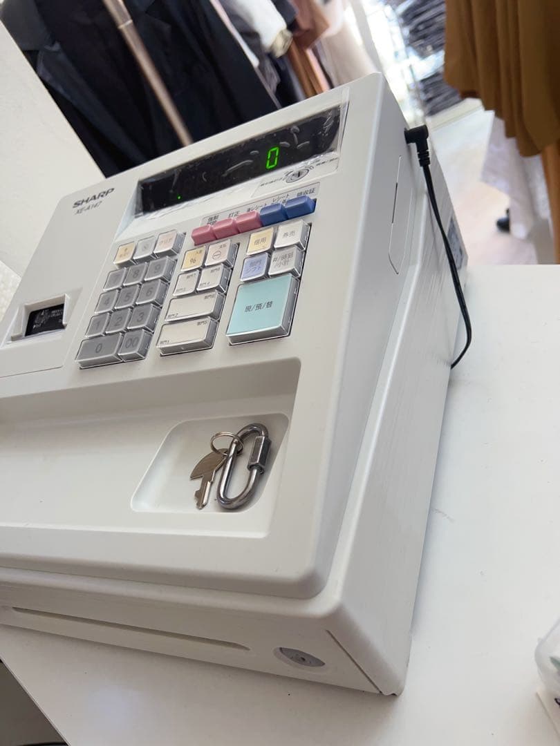 SHARP XE-A147 ホワイト レジスター