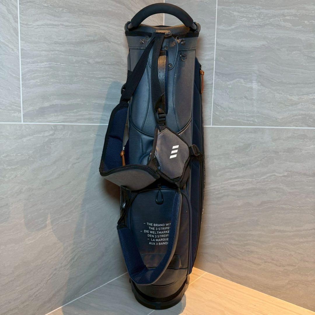アディダス　スリーストライプ　キャディバッグ
