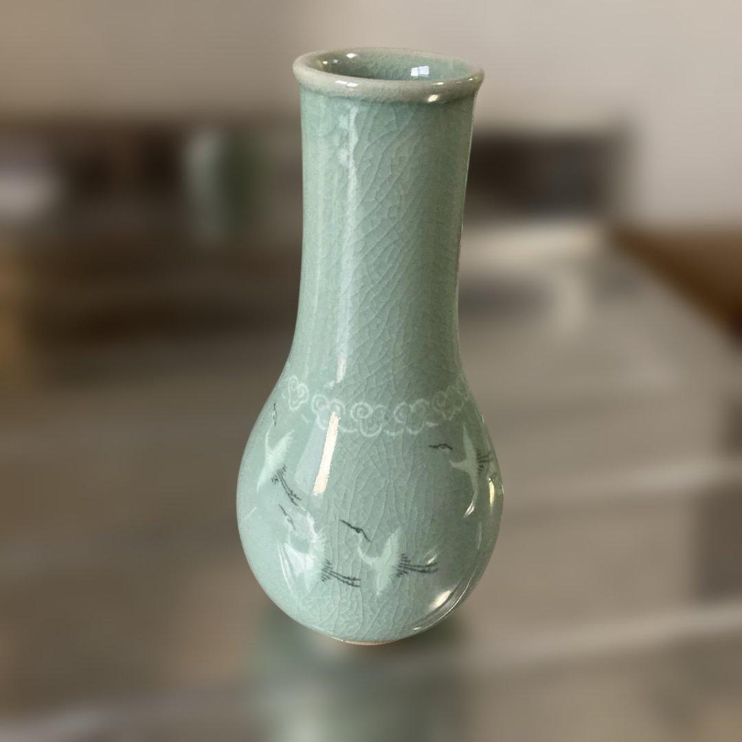 高麗青磁　如泉窯　李連休作　茶道具セット 4点