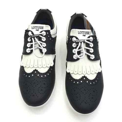 L05554 未使用品 ロトゥセ Golf レザーゴルフシューズ スパイクレス