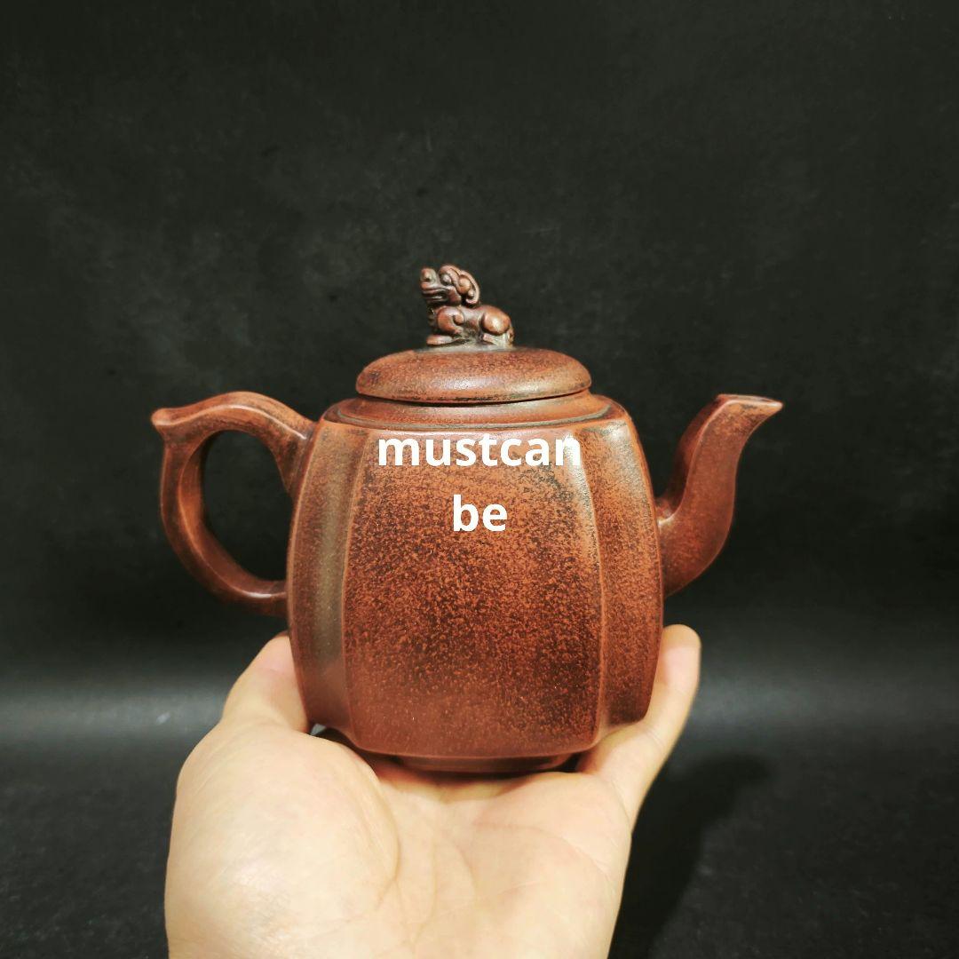 茶器 紫砂壷 四方壺抽角四方偉人壺 煎茶器 急須