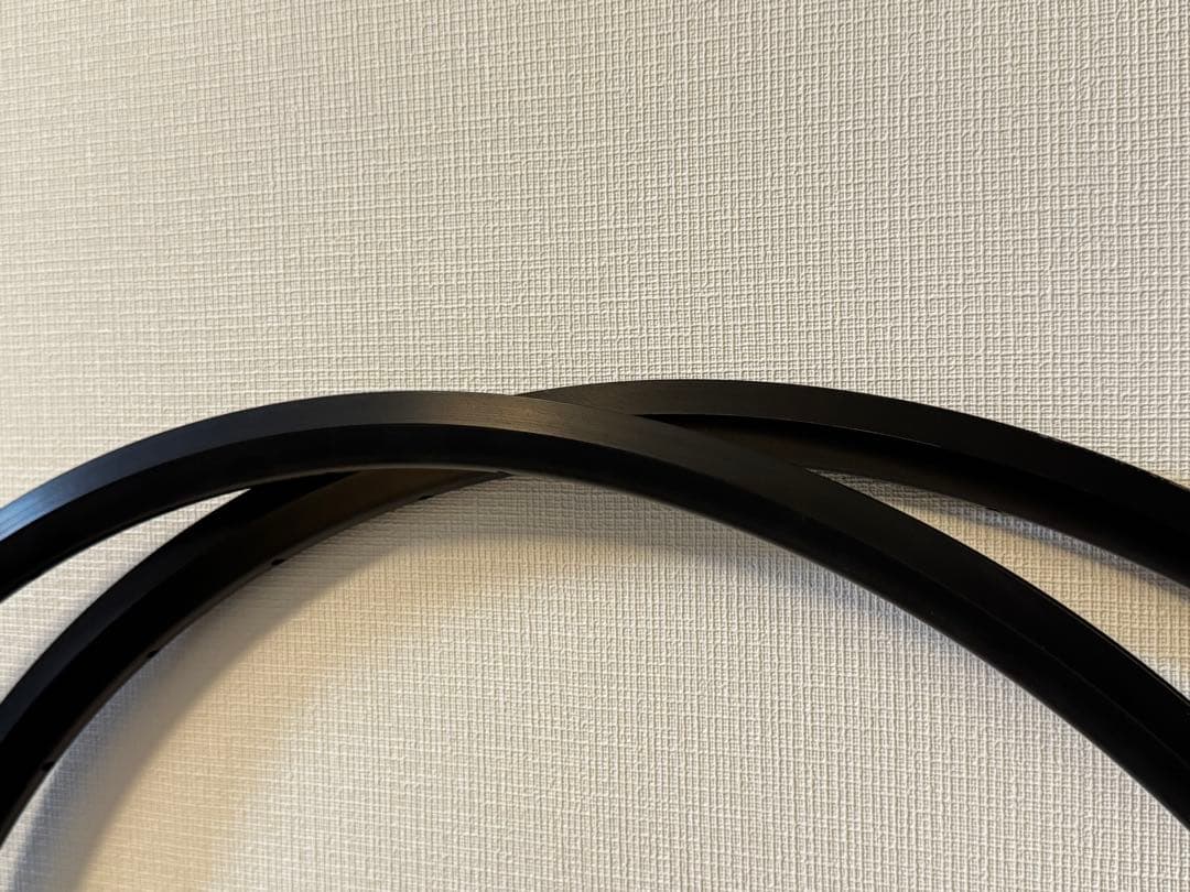 チューブレスレディアルミリム 32h 対称＆非対称リム セット フルブラック