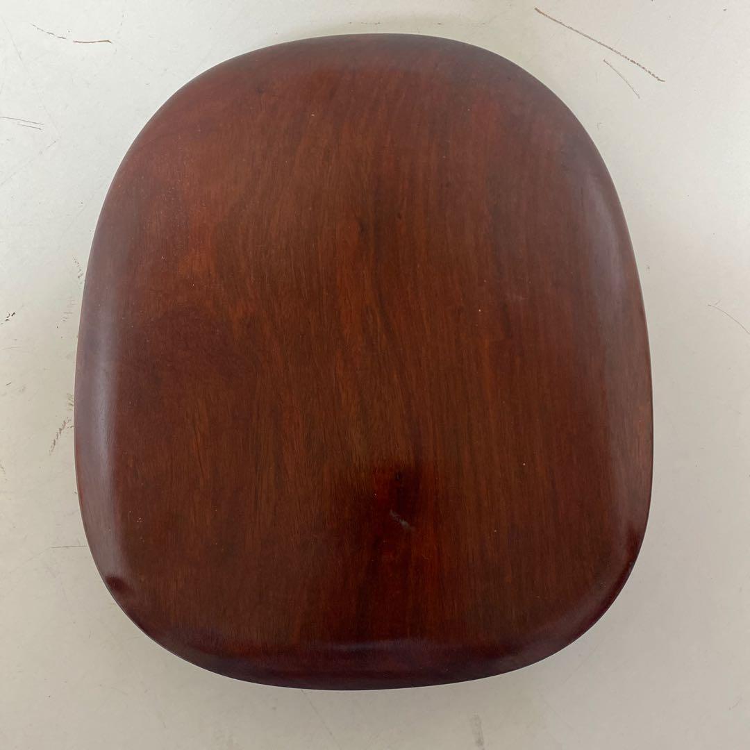 ☆中古☆端渓硯　硯　中国　約26x23cm 蓋付き　1-3460