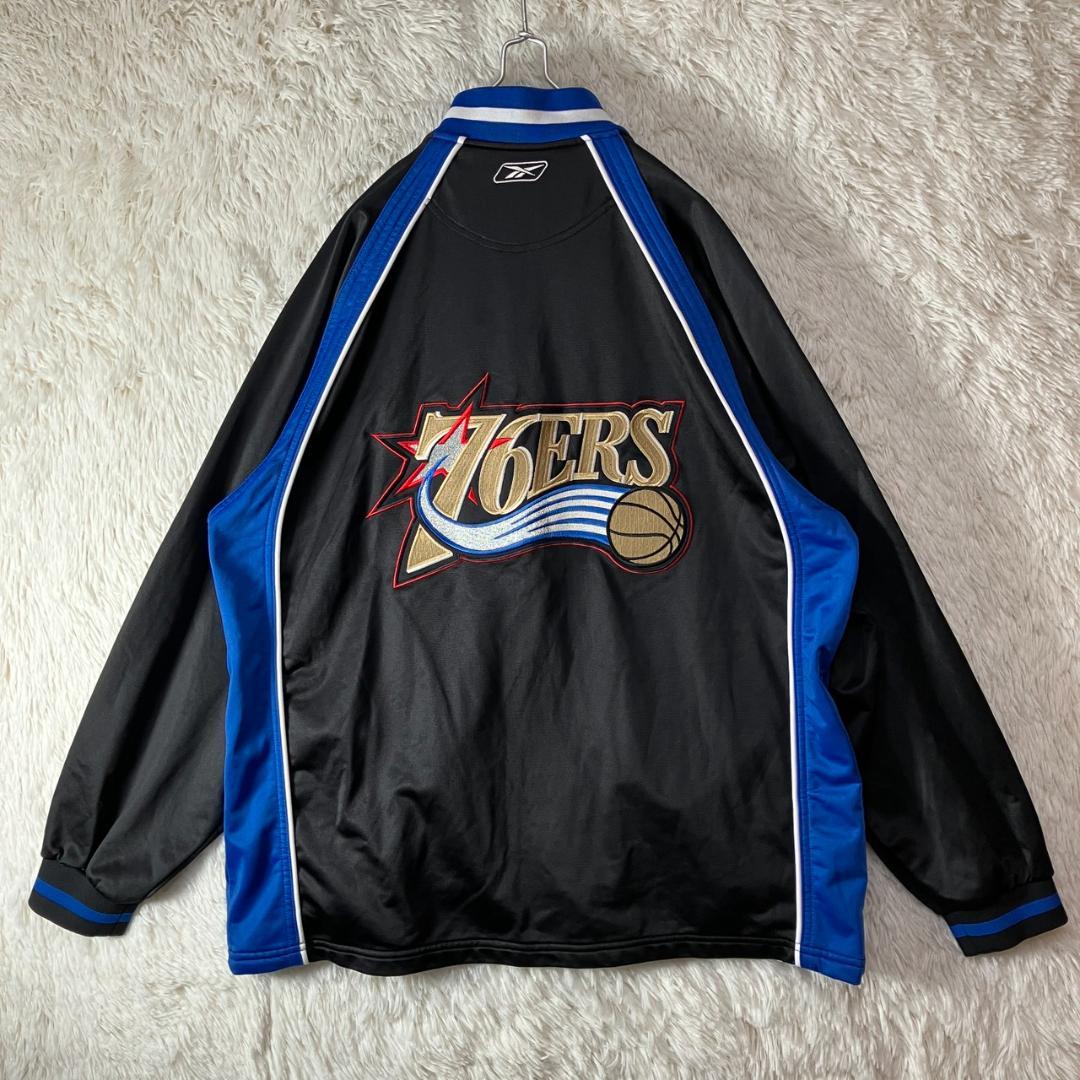 美品 リーボック NBA 76ers シクサーズ ジャージ ジャケット XL