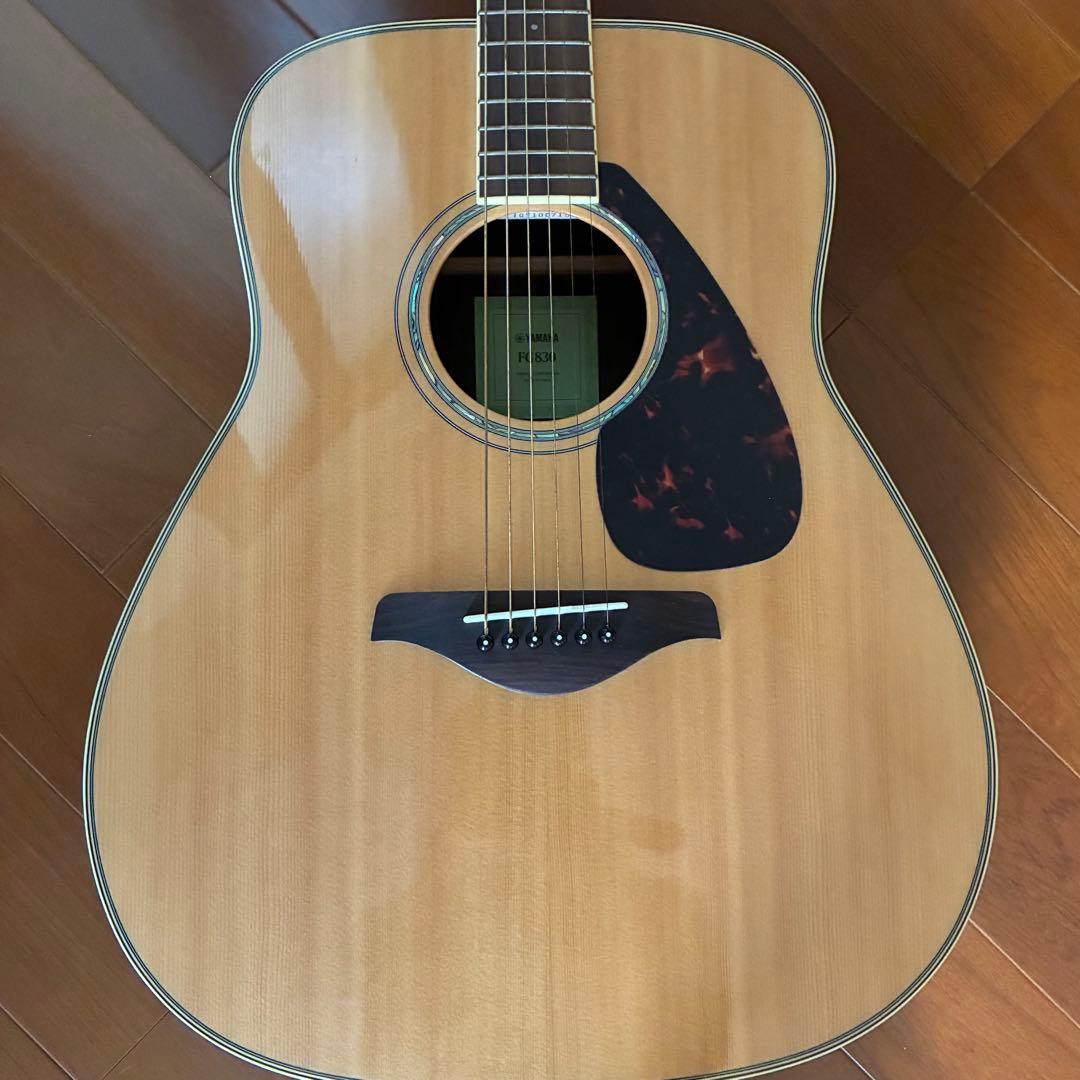 【極微品】YAMAHA FG830 アコースティックギター　ソフトケース付