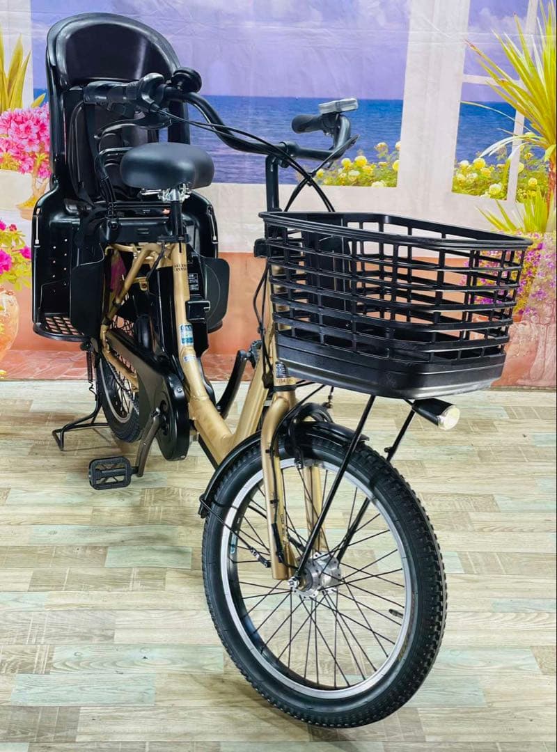 ギュットアニーズ⭐️13AH！パナソニック子供乗せ電動アシスト自転車Y2429