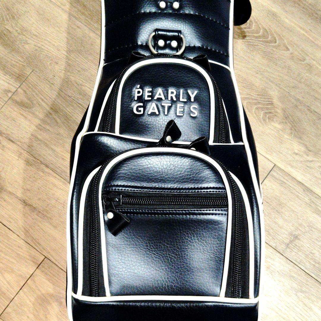 パーリーゲイツ　キャディバック　ツアー　9.5インチ　ネイビー