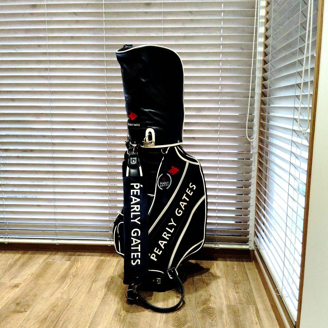 パーリーゲイツ　キャディバック　ツアー　9.5インチ　ネイビー