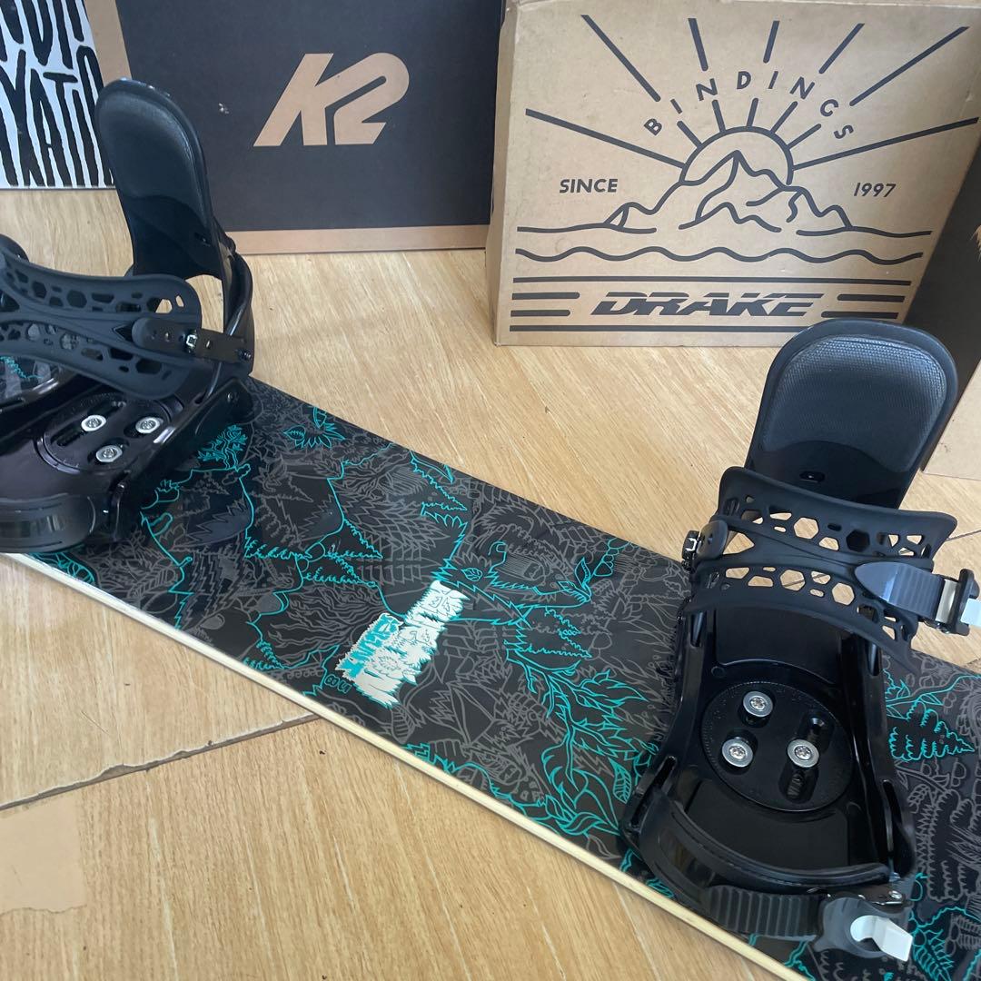 BURTON×ZUMA　バートン　スノーボードセット　未使用バインディング付