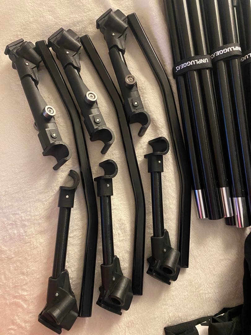 アンプラグド　キャンプ　コット　ブラック ブラックキャンプ　ハイ　ロー