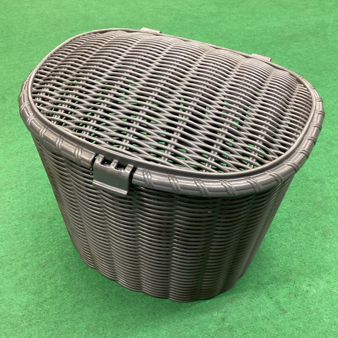 自転車用　前カゴ　OGK　FB-3600 フロントバスケット　ふた付