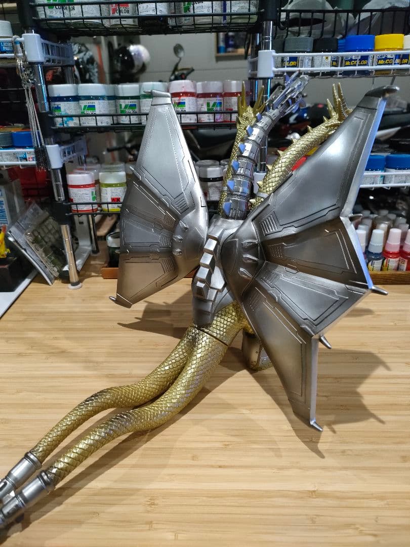 メカキングギドラ 1991 ソフビ 補強リペイント バンダイ 平成ゴジラ