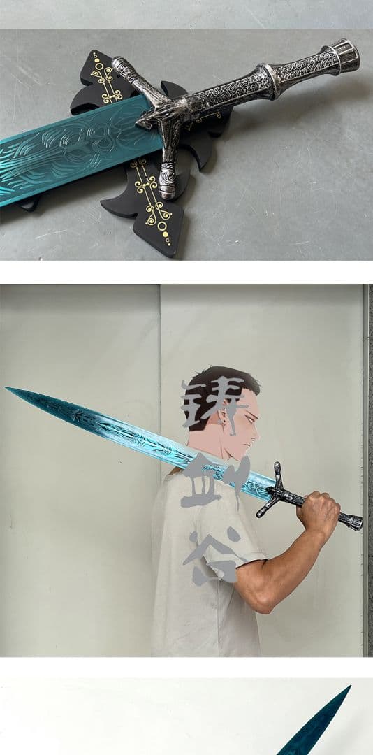 ゲーム『エルデン法の環』の武器 月光大剣 暗月大剣 古兵器 刀装具　日本刀模造刀
