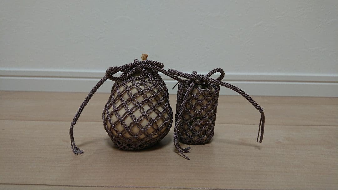 茶巾筒と振出の網袋85・86・87