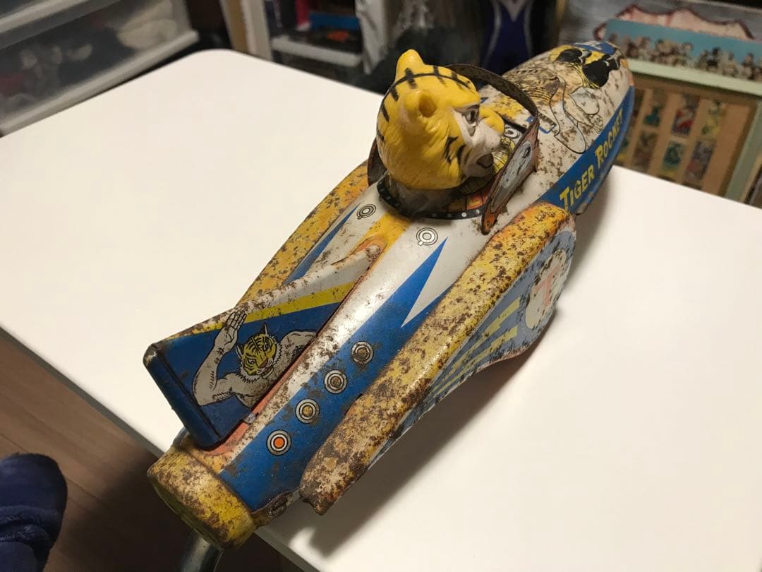 タイガーマスク、ブリキロケット当時ものです。