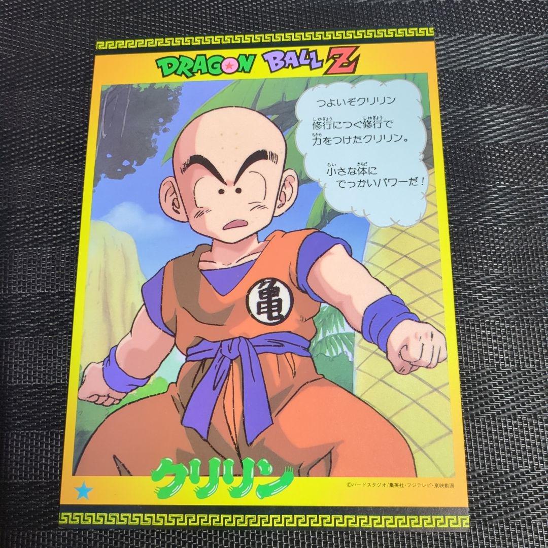 ドラゴンボール　希少２０cmサイズの巨大両面イラストカード　6枚セット