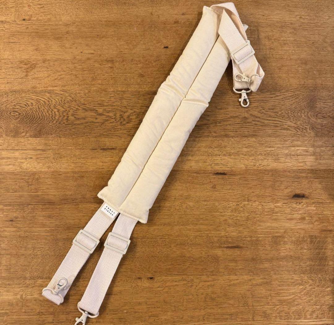 DOUBLE COMMA キャリーバッグ ベージュ