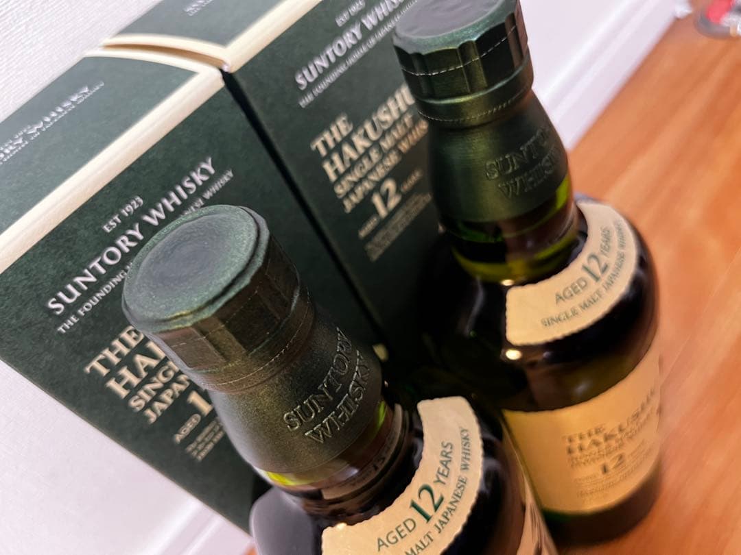 白州12年　箱付き2本