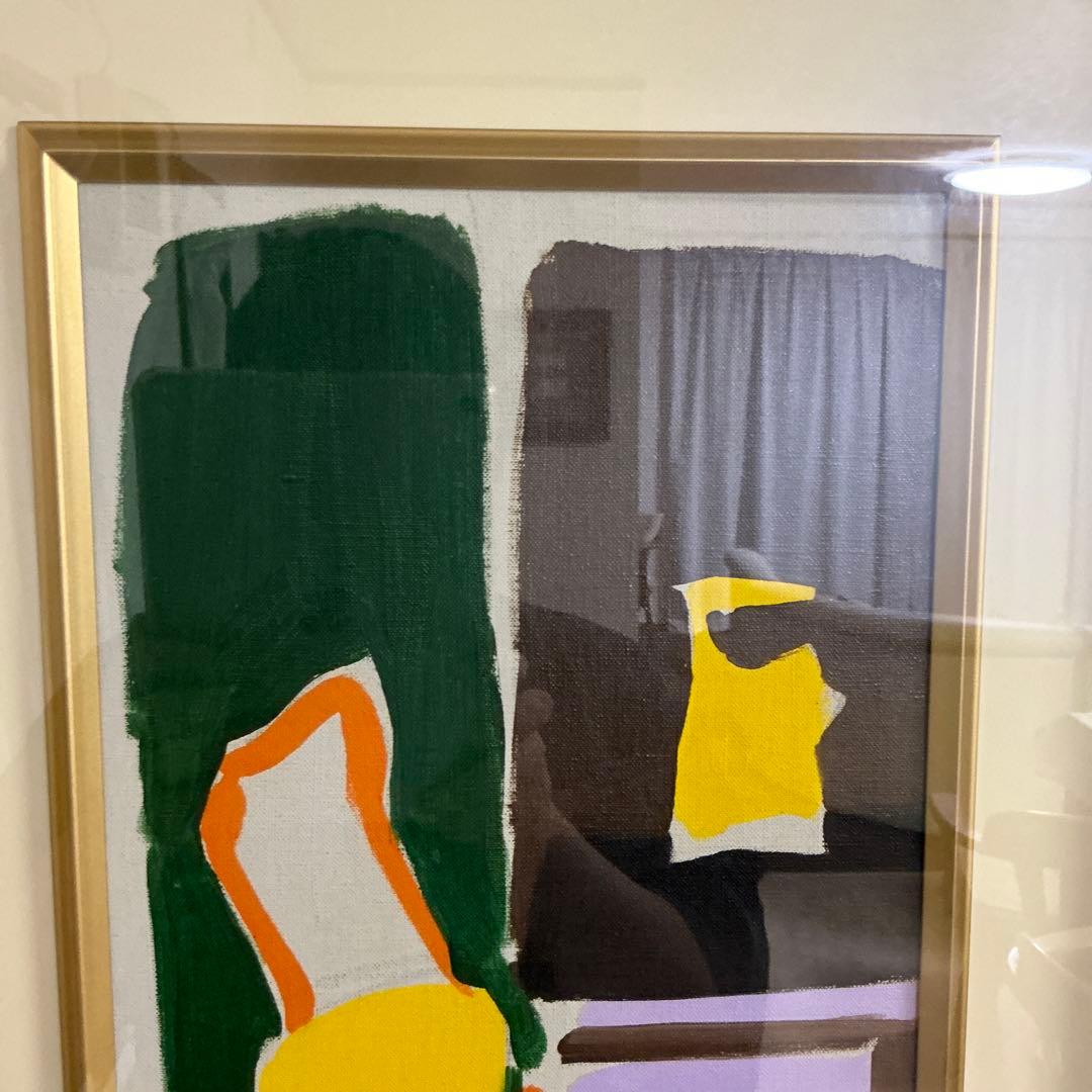 橋本美知子　抽象画　真作