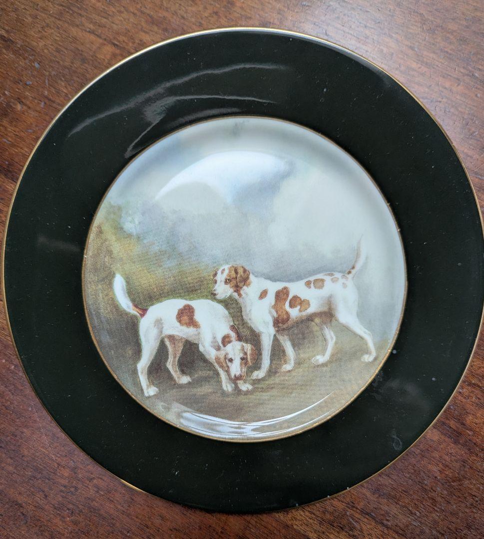英国製ラルフローレン ヴィンテージ絵皿3枚セット 壁掛け 馬と猟犬 カントリー