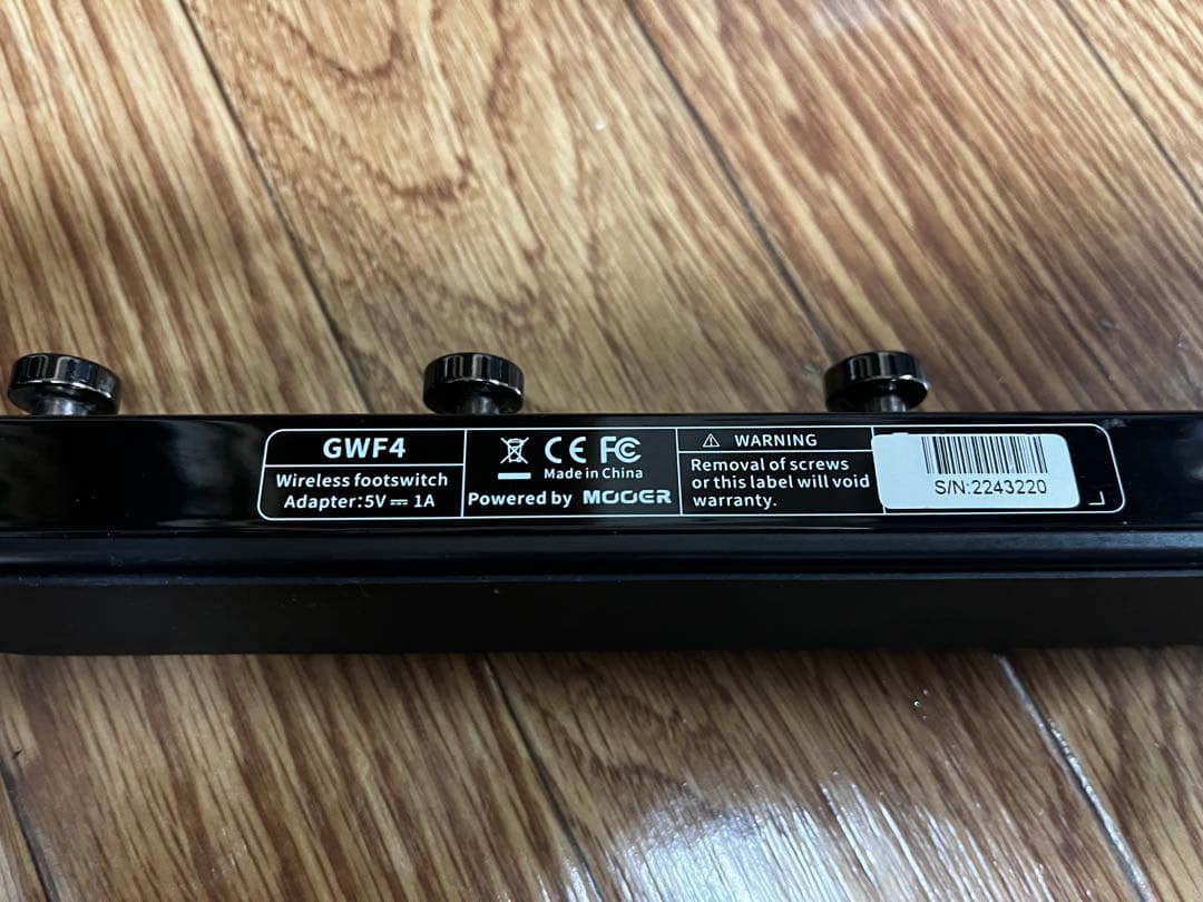 MOOER PRIME P1 GWF4 ワイヤレスフットスイッチ