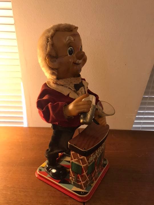 ヴィンテージ　ブリキ人形　バーテンダー