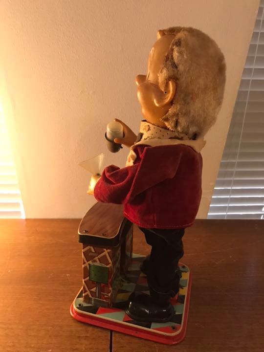 ヴィンテージ　ブリキ人形　バーテンダー