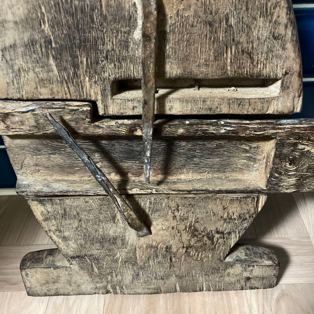 マリ　ドゴン族　木製ドアロック