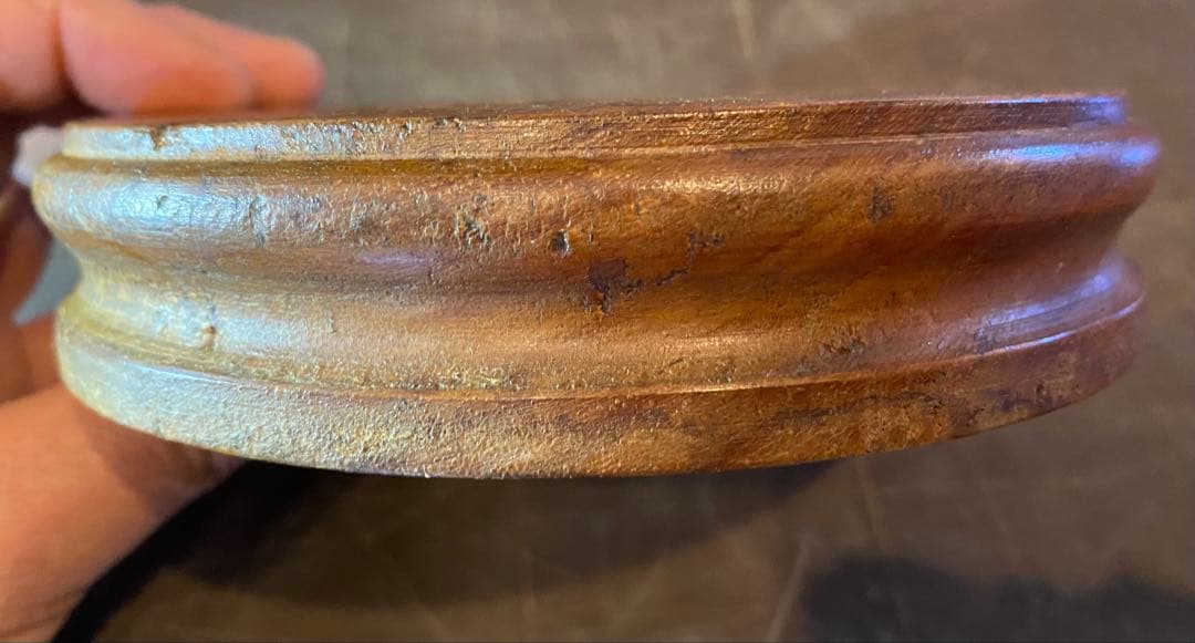 中国青磁タイル　龍・玉　鑑賞台座　　２点セット ヴィンテージ　レア 台湾茶器